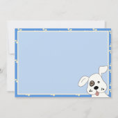 ペット誕生日パーティーの招待 招待状 (裏面)