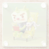 ペット読とコージーの時間 ガラスコースター (裏面)