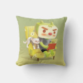 ペット読とコージーの時間 クッション (正面)