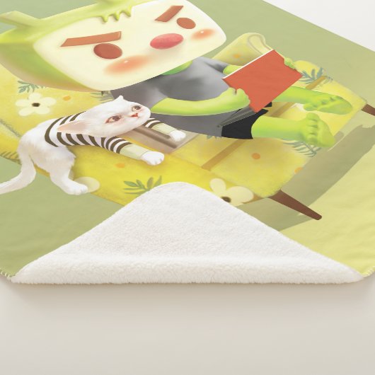 ペット読とコージーの時間 シェルパブランケット (3/4)