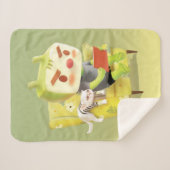 ペット読とコージーの時間 シェルパブランケット (正面(横))