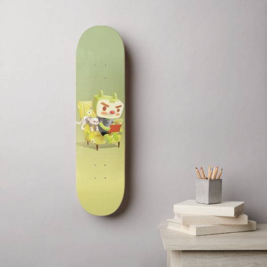 ペット読とコージーの時間 スケートボード (ウォールアート)