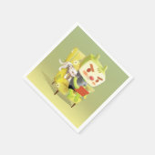 ペット読とコージーの時間 スタンダードカクテルナプキン (角)