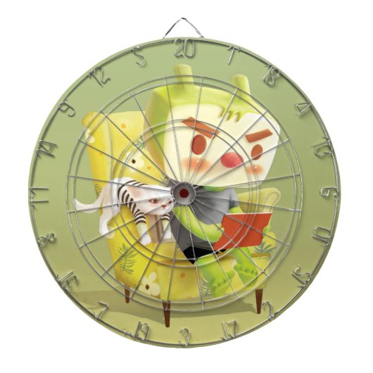 ペット読とコージーの時間 ダーツボード (正面)