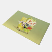 ペット読とコージーの時間 ドアマット (アングル)