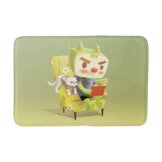 ペット読とコージーの時間 バスマット (正面)