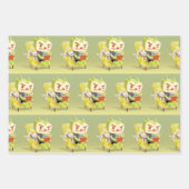 ペット読とコージーの時間 ラッピングペーパーシート (正面3)