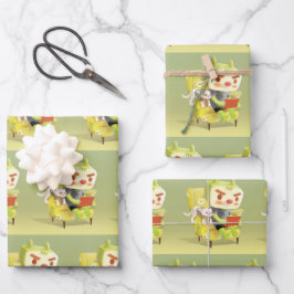 ペット読とコージーの時間 ラッピングペーパーシート