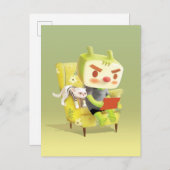 ペット読とコージーの時間 案内ポストカード (正面/裏面)