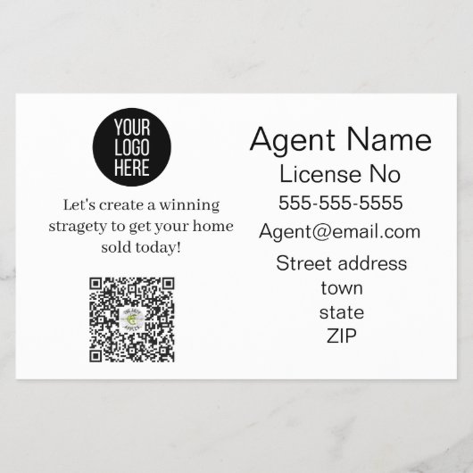 ペット販売用サイン実在エステートマーケティング チラシ (裏面)