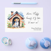 ペット販売用サイン実在エステートマーケティング チラシ (シングル)