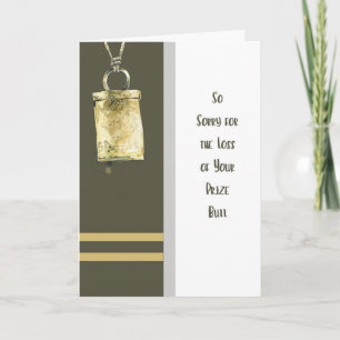 ペット賞牛の同情カード カード