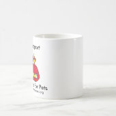 ペット赤いロゴのマグのための呼吸 コーヒーマグカップ (中央)