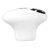 ペット足のプリント セラミックノブ (側面)