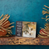 ペット追悼キャットメモリアル フォトプラーク (側面)