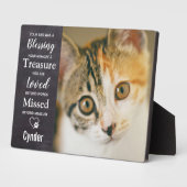 ペット追悼キャットメモリアル フォトプラーク (側面)