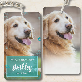 ペット追悼フォトキーチェーン | 愛犬との思い出の品 キーホルダー