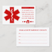 ペット連絡 名刺 (正面/裏面)