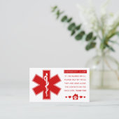 ペット連絡 名刺 (スタンド正面)