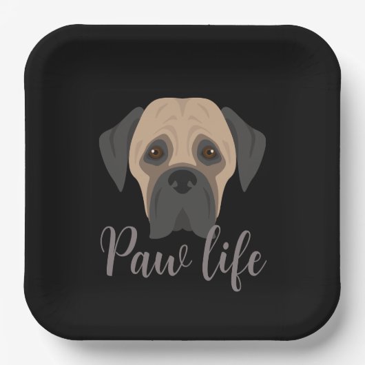 ペット遊の招待 ペーパープレート (正面)