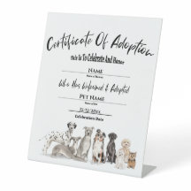 ペット里親募集証明書 