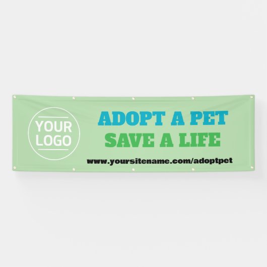 ペット里親募集 カスタムバナー 横断幕 (横)