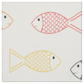 ペット金魚/コイ鯉魚プリント模様 ファブリック (見本)