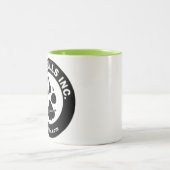 ペット雄牛のツートーンコーヒーカップ ツートーンマグカップ (中央)