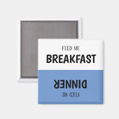 ペット食べ物を与えズトラッカーマグネット マグネット (正面/裏面)