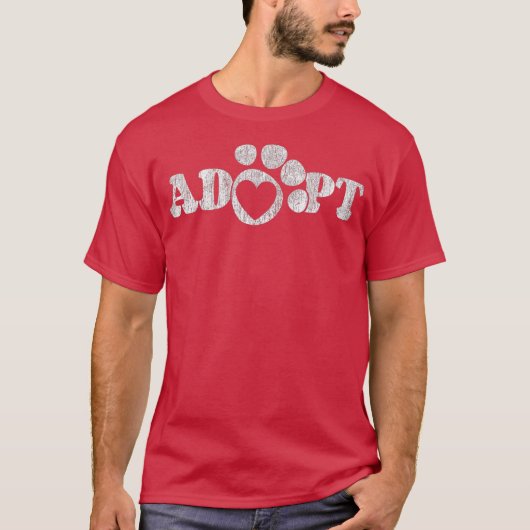 ペット養子日2021犬と猫好きペット Tシャツ (正面)