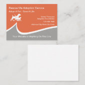 ペット養子縁組サービス名刺 名刺 (正面/裏面)