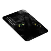 ペット養子縁組ハートを救う黒猫 マグネット (右側)