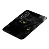 ペット養子縁組ハートを救う黒猫 マグネット (左側)