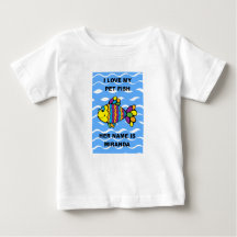 ペット魚の幼児の素晴らしいジャージーのTシャツ