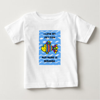 ペット魚の幼児の素晴らしいジャージーのTシャツ ベビーTシャツ