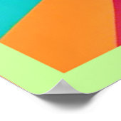 ペット鮮やかグラスデザイン ポスター (角)