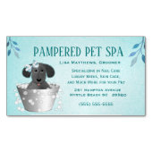 ペット・イン・ウォッシュ・ペイルトリマー マグネット名刺 (正面)