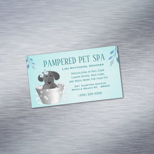 ペット・イン・ウォッシュ・ペイルトリマー マグネット名刺 (インサイチュ)