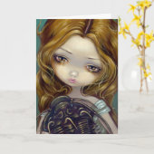 「ペット・トリロバイト」グリーティングカード カード (黄色い花)