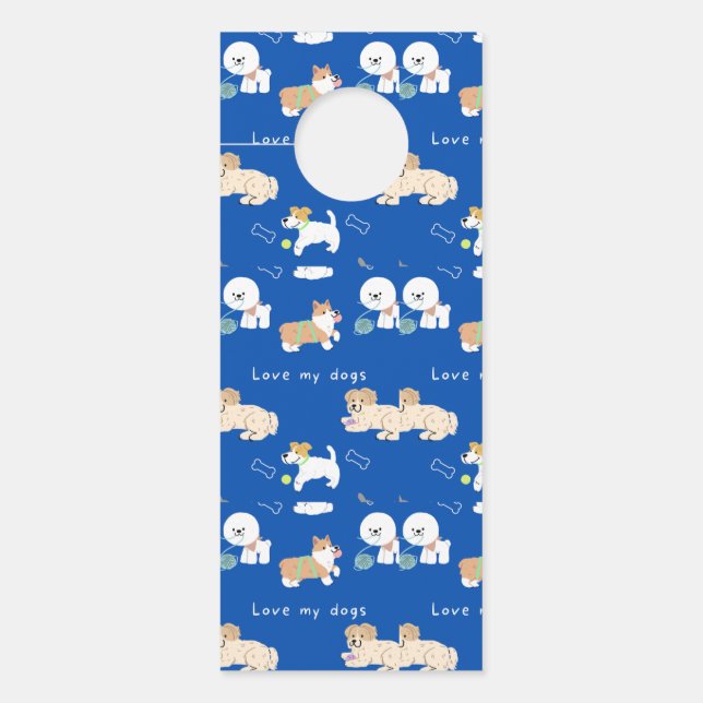 ペット ドアノブサイン (正面)