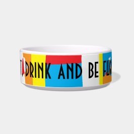 ペット ドッグ ミディアム ボウル 「食べて 飲んで ふわふわに!"