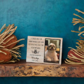 ペット ドッグ メモリアル 追悼 愛する記憶 フォトプラーク (側面)