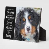 ペット ドッグ メモリアル 追悼 記念 フォト フォトプラーク (側面)