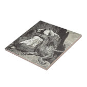 ペット・ドラゴンと中世の処女 タイル (側面)