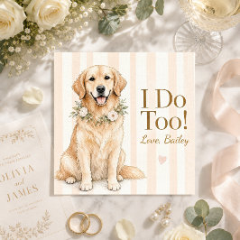 ペット+ナプキン+結婚式+犬+猫+カクテル+カップル スタンダードカクテルナプキン