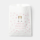 ペット＆プロセッコシャンパン ブライダルシャワー フェイバーバッグ (正面)