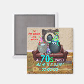 ペット·ロック·ファミリー マグネット (正面/裏面)