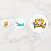 ペット 動物 犬 テーブル コンフェッティ (正面)