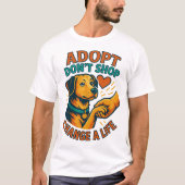 ペット+愛+里親+Tee Tシャツ (正面)
