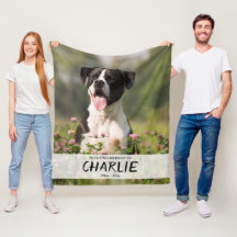 ペット+犬の思い出フォトブランケット メモリアル